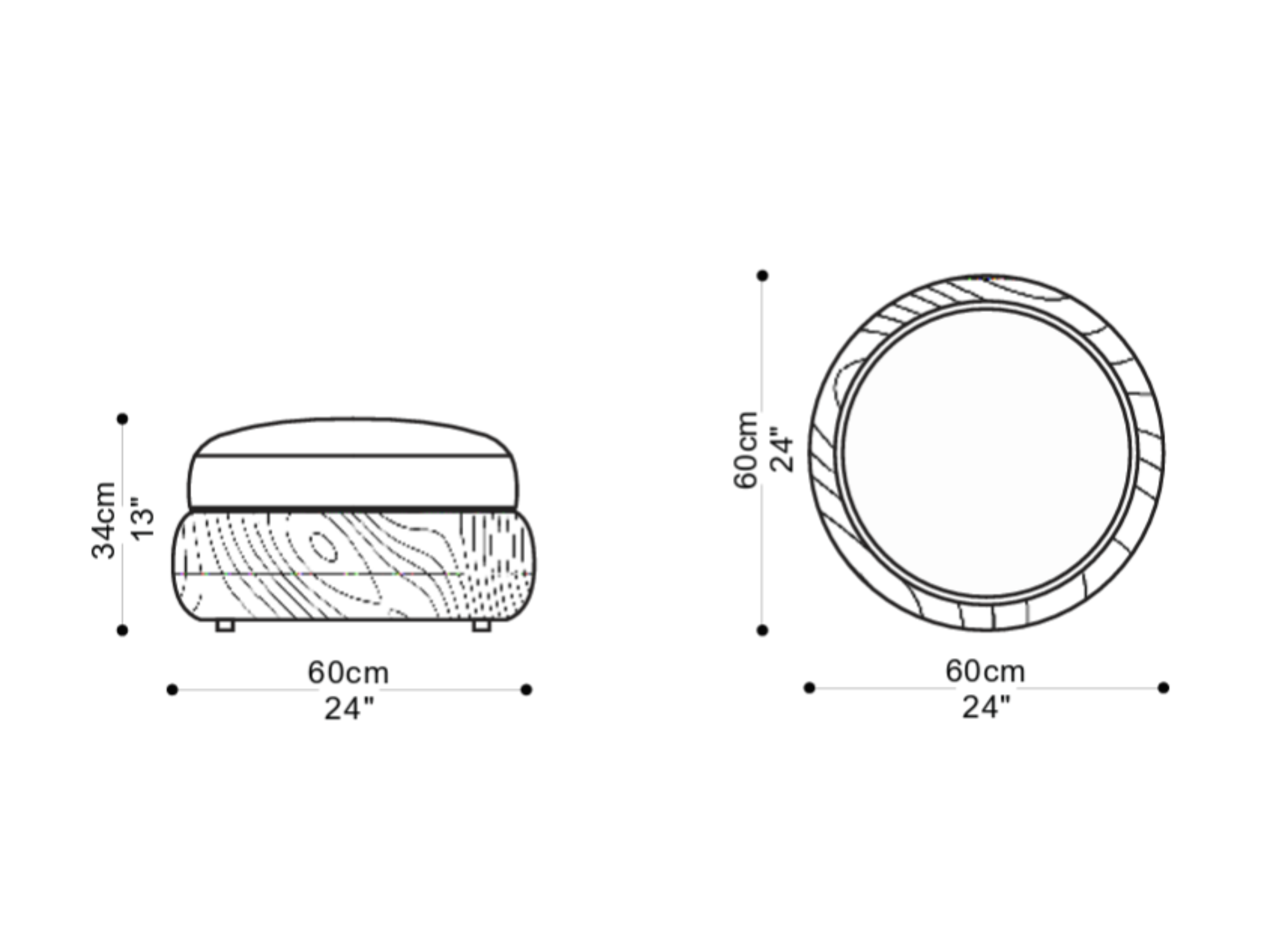 Imagen de las dimensiones principales del producto